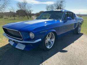 1967 Ford Mustang Daytona Blue Fastback