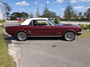 1966 Ford Mustang Maroon
