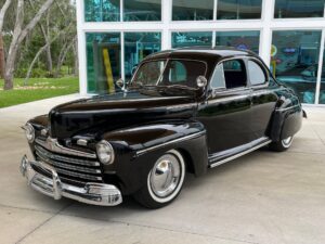 1946 Ford Super Deluxe Black Street Rod