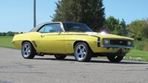 1969 Chevrolet Camaro SS Rides on 17-inch