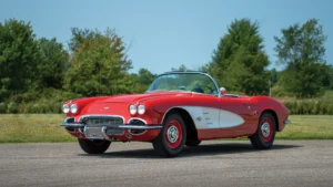 1961 Chevrolet Corvette V-8 dual-quad carburetors
